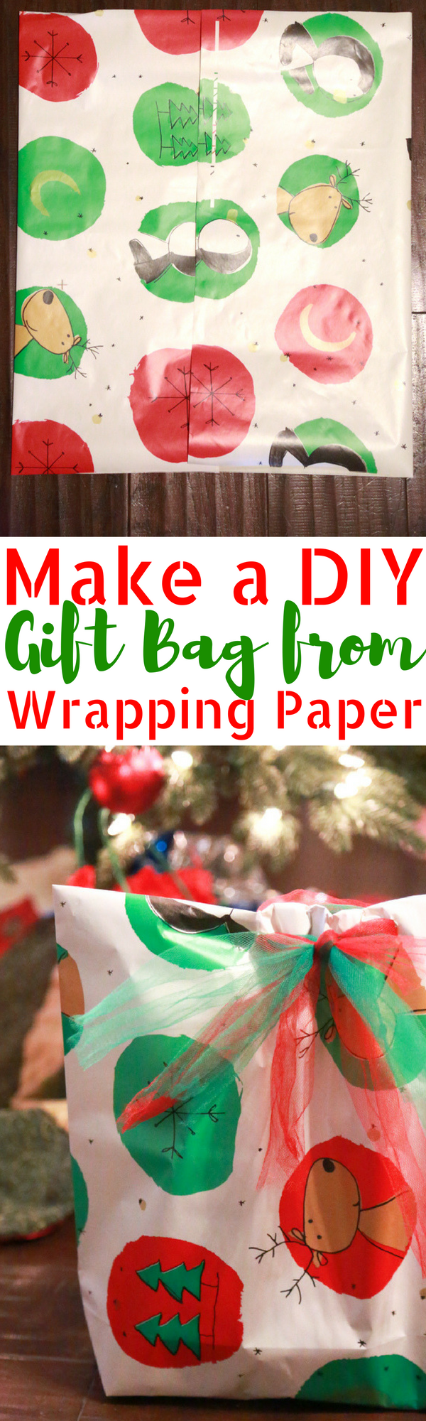DIY Gift Bag from Wrapping Paper